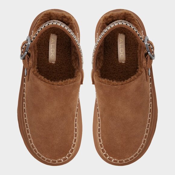 ALDO Mirellie Women's Platform Clog Lug Sole Mules Medium Brown Size 7.5 NEW - Picture 6 of 12